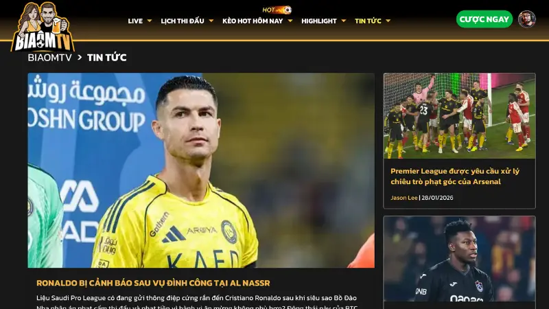 Kho thông tin thể thao toàn diện